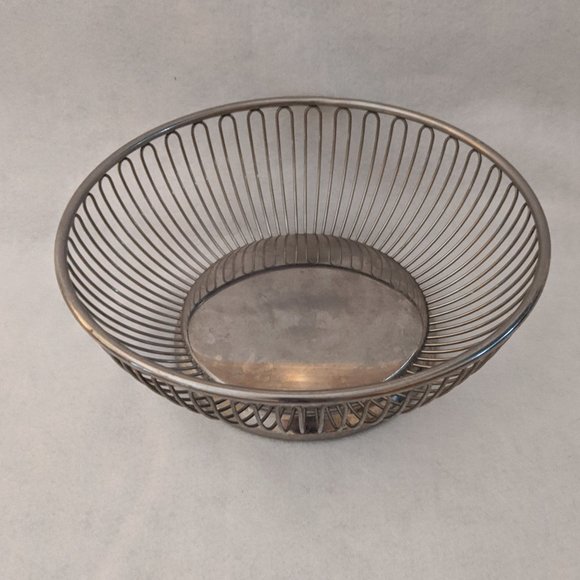 Fraser’s Stainless Wire Basket Bowl MCM Vintage